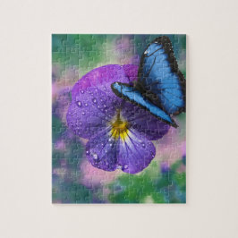 Puzzle sanglier et papillon