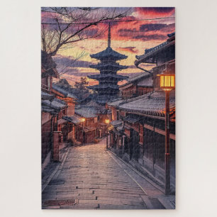 Puzzle Sannenzaka Path Kyoto Japan, Travel 1000 Piece