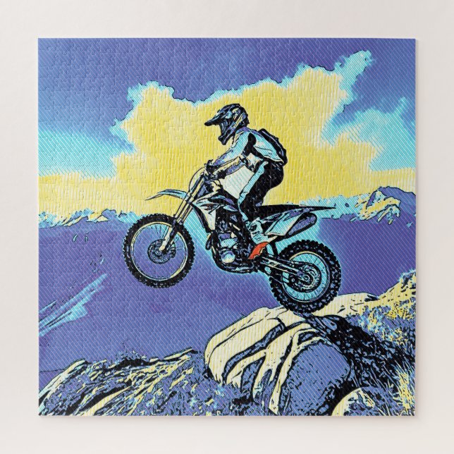 Puzzle Sans peur - Motocross Rider (Vertical)