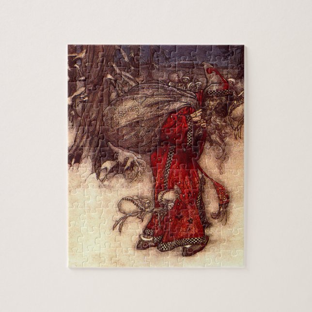 Puzzle Santa Claus Arthur Rackham (Vertical)