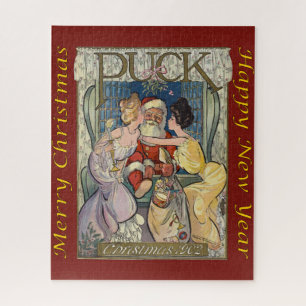 Puzzle Santa Claus ~ Puck Magazine ~ Frank A. Nankivell ~
