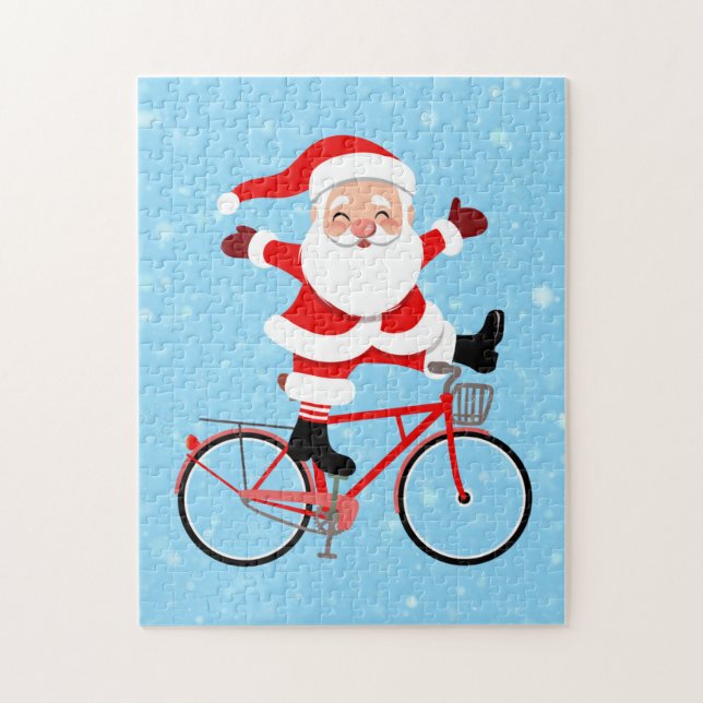 Puzzle Santa rides (Vertical)