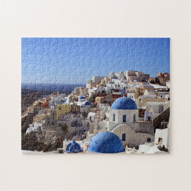 Puzzle Santorini au soleil (Horizontal)