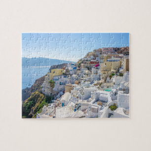 Puzzle Santorini Greece -  sunny-summer day in Santorini