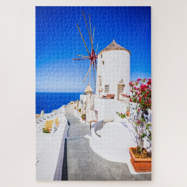 Puzzle Santorini Griechenland (Vertikal)