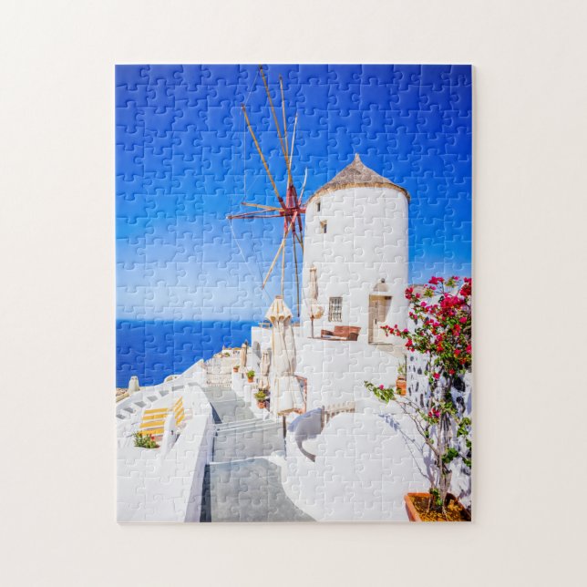 Puzzle Santorini Griechenland (Vertikal)