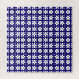Puzzle Sapphire Diamond Art, Bleu