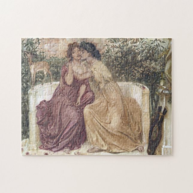 Puzzle Sappho et Erinna dans un jardin grec (Lesbian Love (Horizontal)