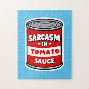 Puzzle Sarcasme dans la sauce tomate