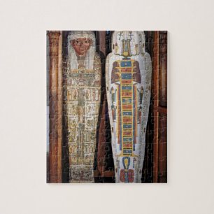 Puzzle Sarcophage égyptien couvert de hiéroglyphes (p