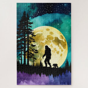 Puzzle Sasquatch et Ours sur la montagne