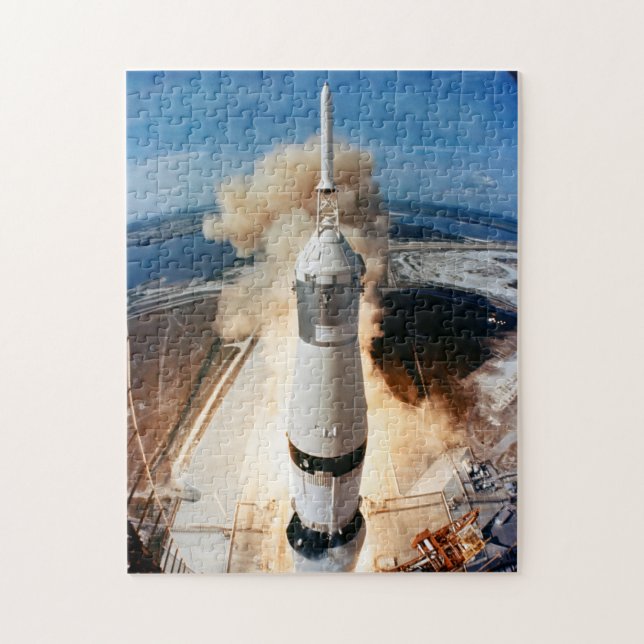 Puzzle Saturn V lancement de fusée 1969 Apollo Spacecraft (Vertical)