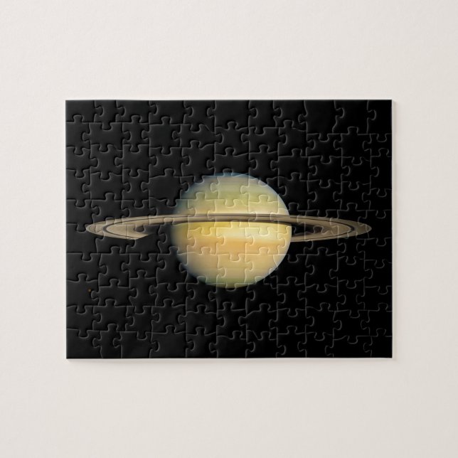 Puzzle Saturne pendant l'équinoxe (Horizontal)