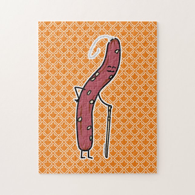 Puzzle Saucisse sèche chinoise gras vieilli Cantonese Lap (Vertical)