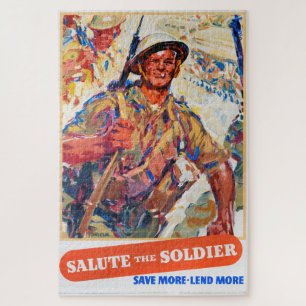 Puzzle Save More, Reprint of British war time poster.