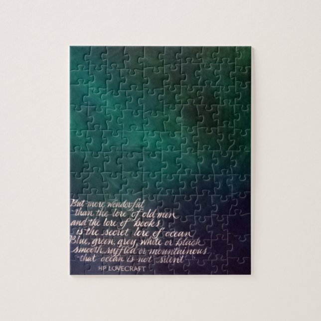 Puzzle Savoir de Lovecraft de la calligraphie de peinture (Vertical)