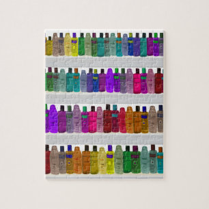 Puzzle Savonnez l'arc-en-ciel de bouteille - pour les