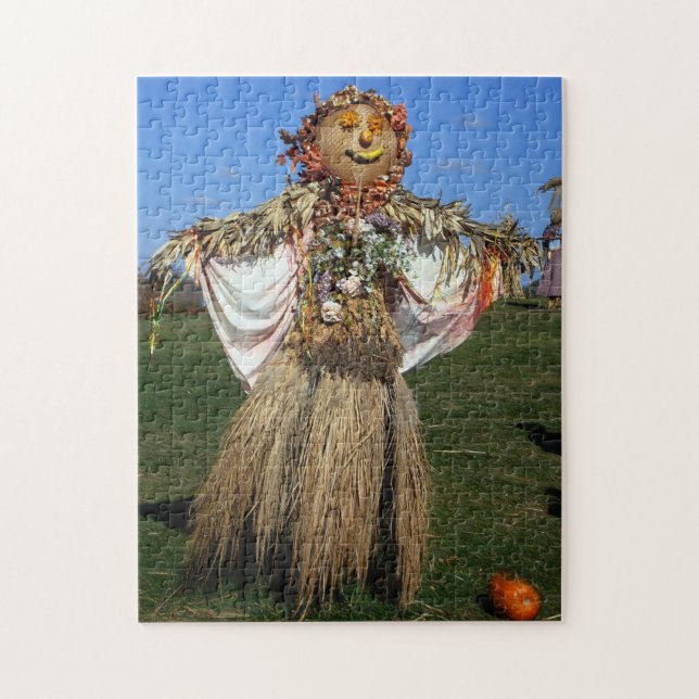 Puzzle Scarecrow Minnesota. (Vertical)