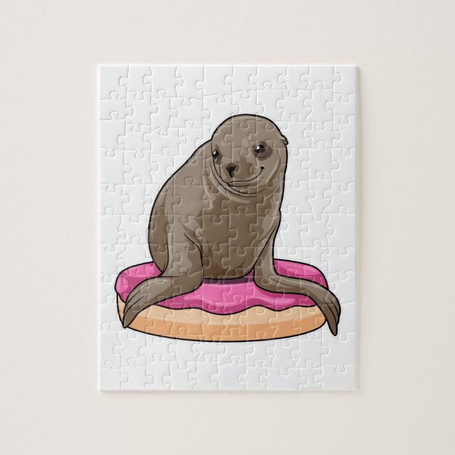 Puzzle Sceau avec beigne (Vertical)