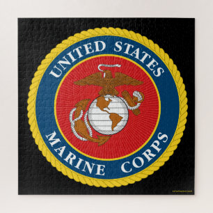 Puzzle Sceau du Corps des Marines - plat