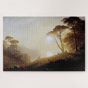 Puzzle Scène dans la vallée de Yosemite, Albert Bierstadt