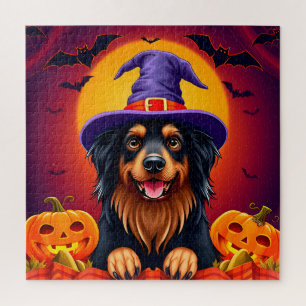 Puzzle Scène de célébration d'Halloween d'automne de chie