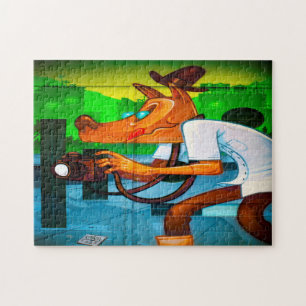 Puzzle Scène De La Rue De Barcelone.