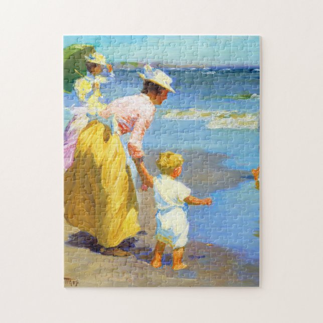 Puzzle Scène de plage par Edward Henry Potthast (Vertical)