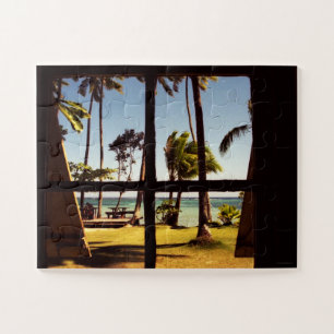 Puzzle Scène de plage tropicale Fiji Beach 11x14 30pc jpc