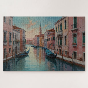 Puzzle Scène du canal de Venise