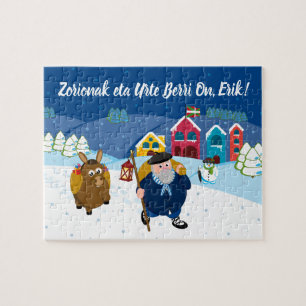 Puzzle Scène faite sur commande de neige de Noël