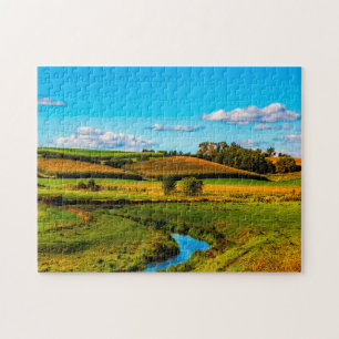 Puzzle Scène rurale du Wisconsin.