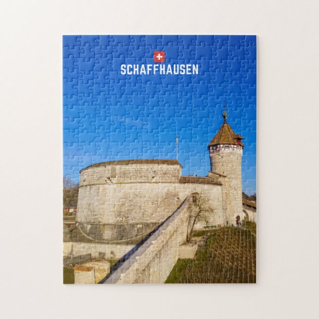 Puzzle Schaffhausen Le Munot (Vertical)