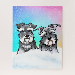 Puzzle Schnauzer d'hiver