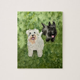 Puzzle Schnauzer et Scottie