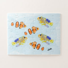 Puzzle: Schule für tropischen Fisch