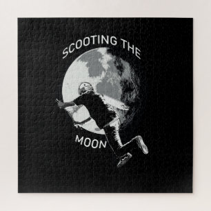 Puzzle Scooting the Moon - Stunt Scooter
