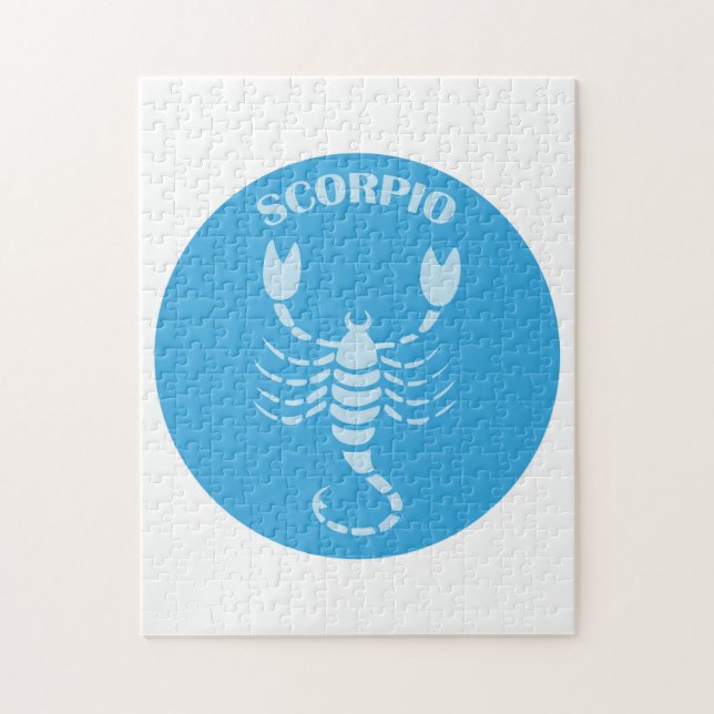 Puzzle Scorpion, Signe du zodiaque, Horoscope, Astrologie (Vertical)