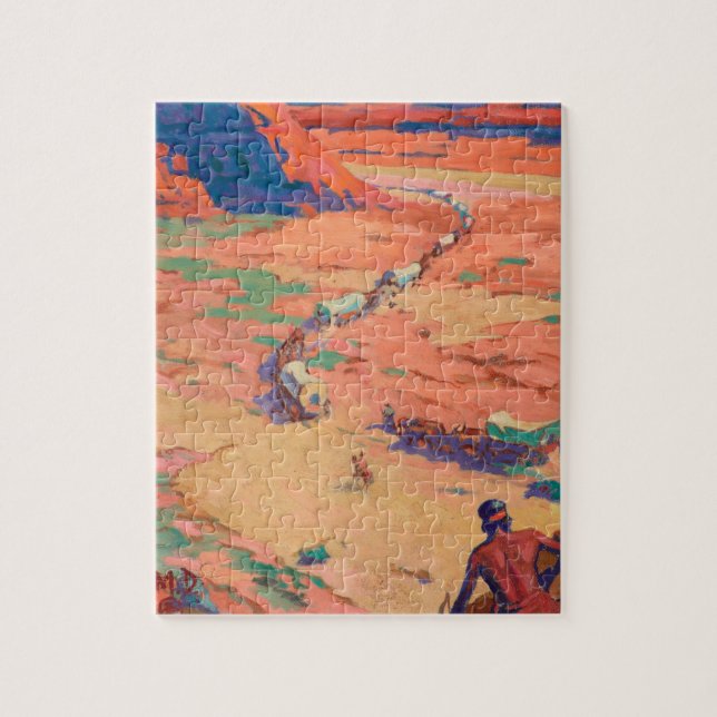 Puzzle Scouter les intrus par Maynard Dixon (Vertical)