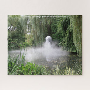 Puzzle Sculpture Hamilton New Jersey voeux de Noël