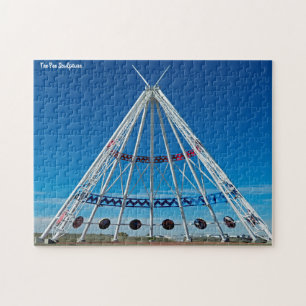 Puzzle Sculpture Tee Pee