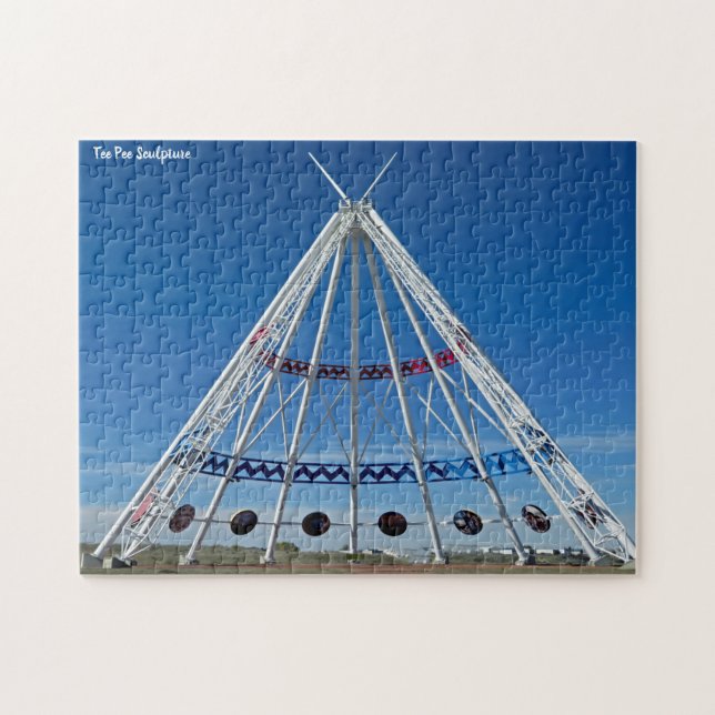 Puzzle Sculpture Tee Pee (Horizontal)