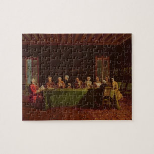 Puzzle Se réunir de diplomates (huile sur la toile)
