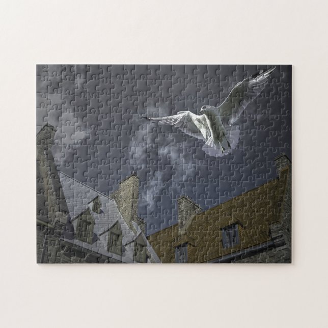 Puzzle Seagull Place Royale Québec. (Horizontal)