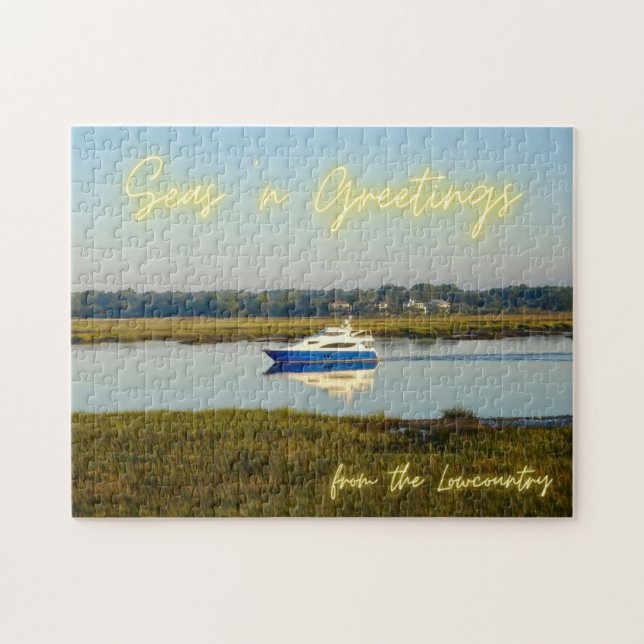 Puzzle Seas n Salutations de Lowcountry Hilton Head (Horizontal)