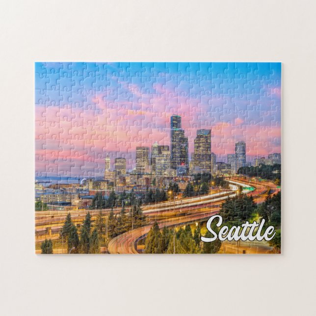 Puzzle Seattle, Washington, États-Unis (Horizontal)