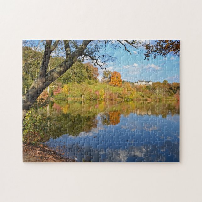 Puzzle - See im Herbst (Horizontal)
