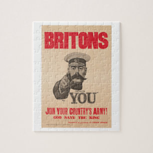 Puzzle Seigneur Kitchener Wants You WWI Propaganda de