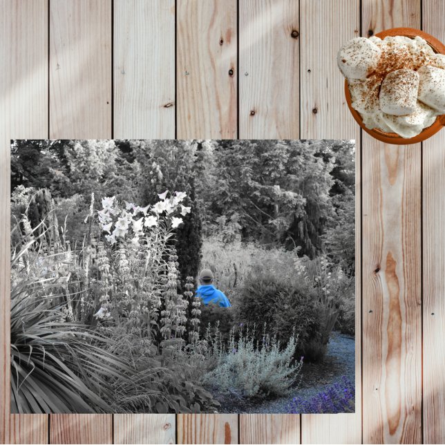 Puzzle sélectif Jardin Bleu Visiteur (Créateur téléchargé)