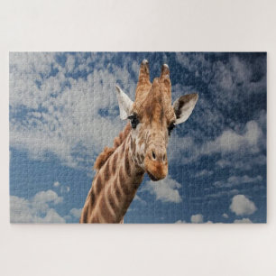 Puzzle Selfie girafe